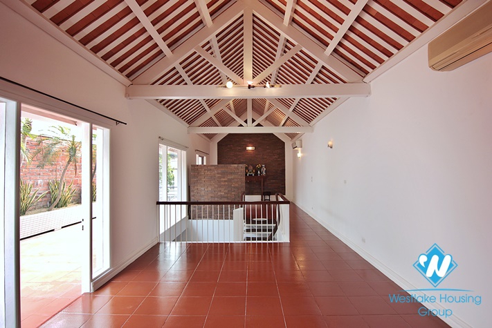 Mordern beautiful house with a super lovey backyard for rent in Tay Ho, Hanoi