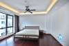 Large three-bedroom apartment with lake view for rent in Tay Ho.