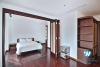 Large three-bedroom apartment with lake view for rent in Tay Ho.