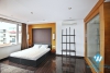 Lake view 1 bedroom apartment with huge balcony for rent in Quang An, Tay Ho