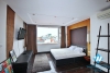 Lake view 1 bedroom apartment with huge balcony for rent in Quang An, Tay Ho