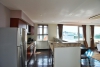 Lake view 1 bedroom apartment with huge balcony for rent in Quang An, Tay Ho