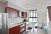 Lake view 1 bedroom apartment with huge balcony for rent in Quang An, Tay Ho