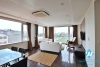 Lake view 1 bedroom apartment with huge balcony for rent in Quang An, Tay Ho