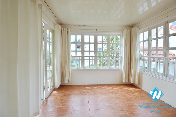 Charming villa for rent in Tay Ho with swimming pool and large garden yard