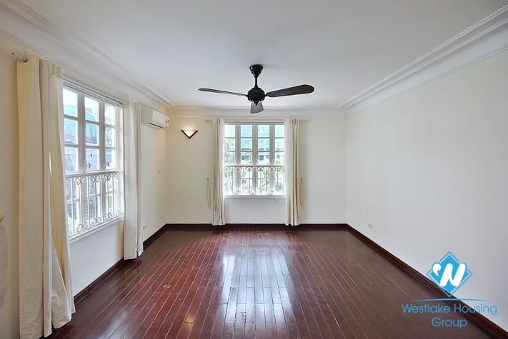 Charming villa for rent in Tay Ho with swimming pool and large garden yard