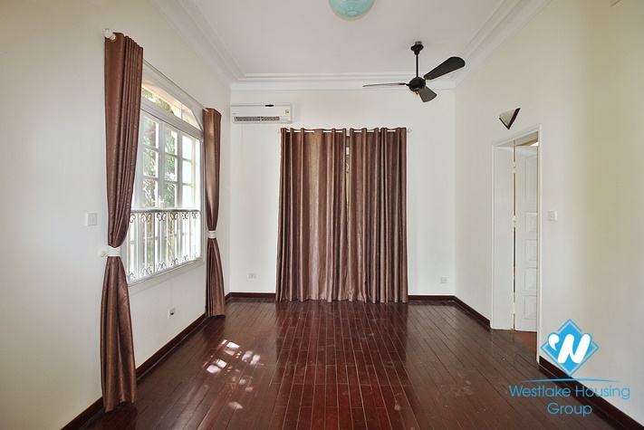 Charming villa for rent in Tay Ho with swimming pool and large garden yard
