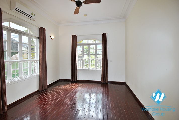 Charming villa for rent in Tay Ho with swimming pool and large garden yard
