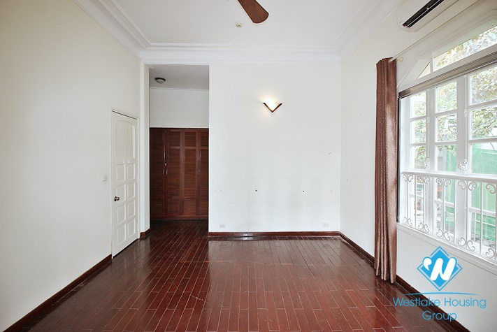 Charming villa for rent in Tay Ho with swimming pool and large garden yard
