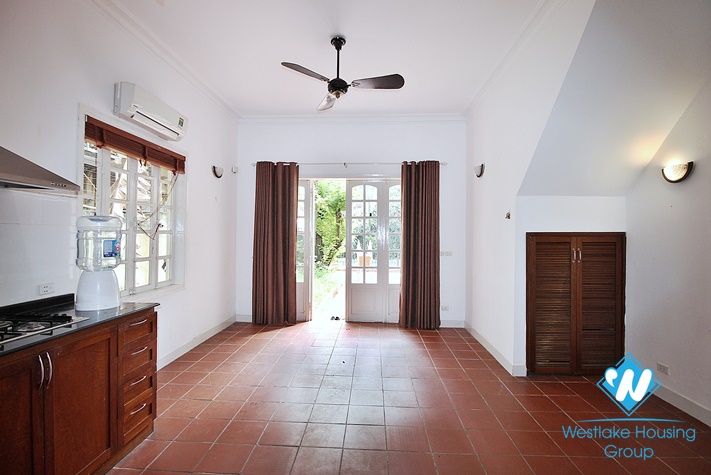 Charming villa for rent in Tay Ho with swimming pool and large garden yard