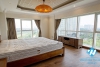 Golf and lake view 4 bedroom apartment for rent in L1 building, Ciputra, Tay Ho