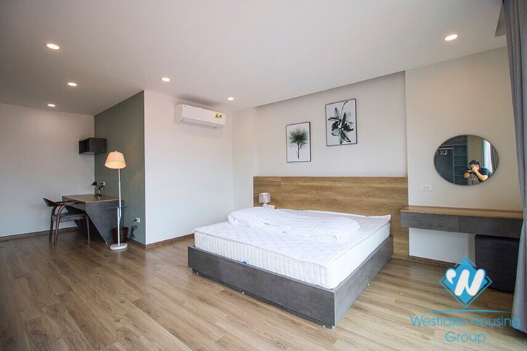 Modern 2 bedrooms apartment with huge terrace for rent in Vu Mien, Yen Phu village