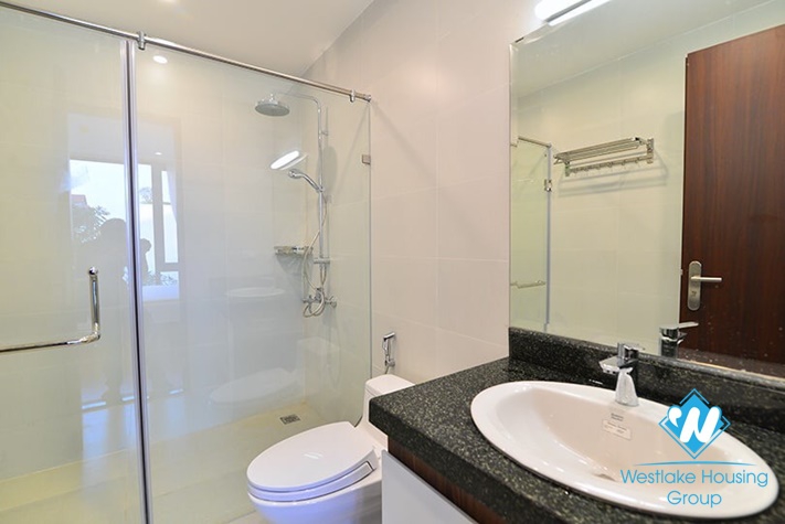 New and beautiful three bedrooms apartment for rent in Nghi Tam village, Tay Ho district, Ha Noi.