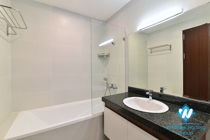 New and beautiful three bedrooms apartment for rent in Nghi Tam village, Tay Ho district, Ha Noi.