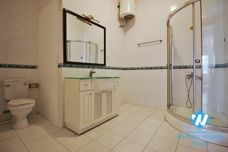 French unfurnished house with swimming pool for rent in Dang Thai Mai, Tay Ho
