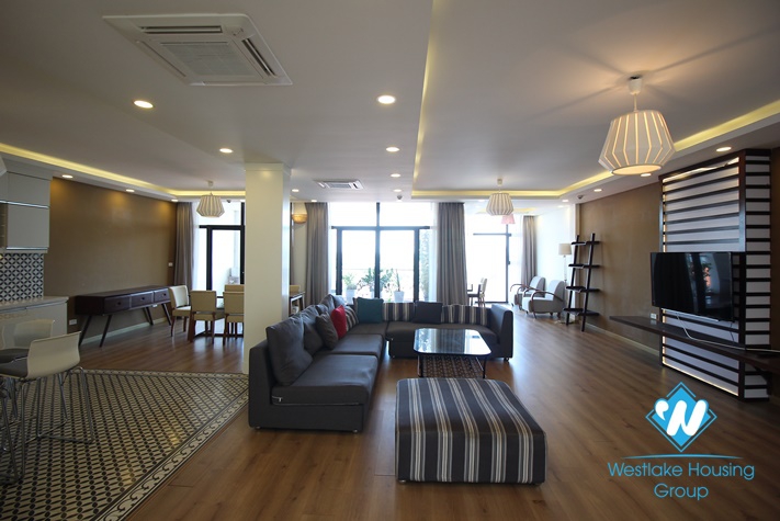 A big size apartment with 4 bedrooms on To Ngoc Van st, Tay Ho District 