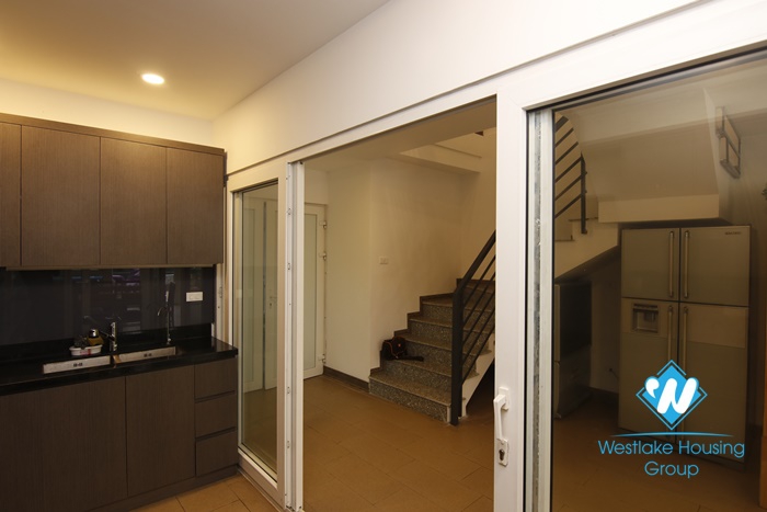 Duplex 3 bedroom apartment with backyard for rent in Dang Thai Mai,Tay Ho