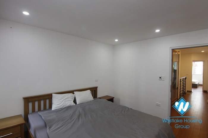 Duplex 3 bedroom apartment with backyard for rent in Dang Thai Mai,Tay Ho