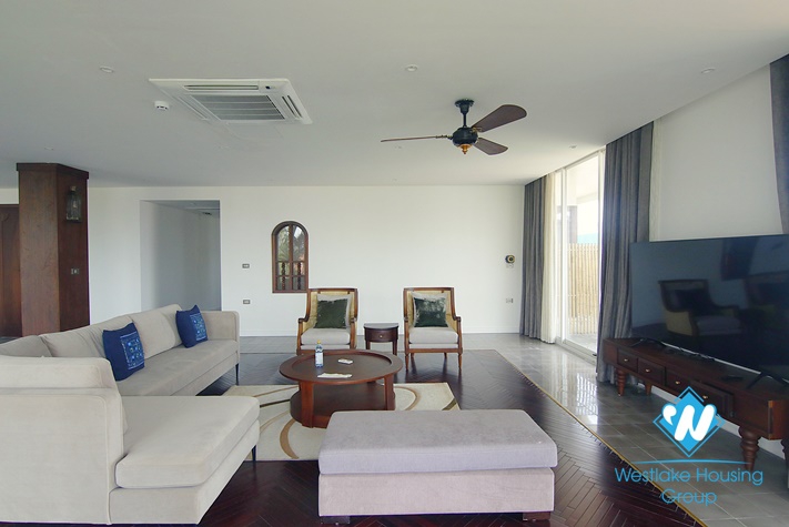 Large and high quality apartment with 4 bedrooms for rent in To Ngoc Van st, Tay Ho District 