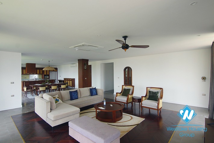 Large and high quality apartment with 4 bedrooms for rent in To Ngoc Van st, Tay Ho District 