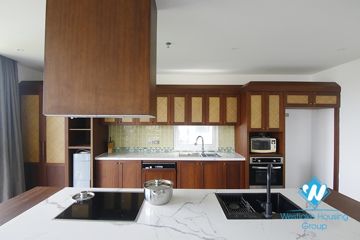 Large and high quality apartment with 4 bedrooms for rent in To Ngoc Van st, Tay Ho District 