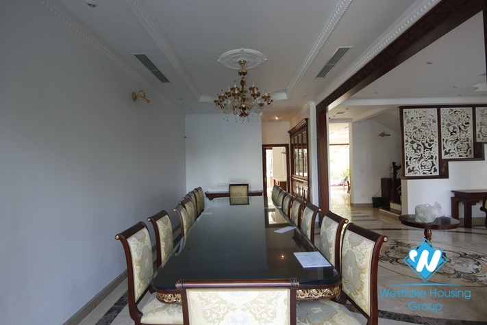 A charming villa for rent in Ciputra D Block, Hanoi City.