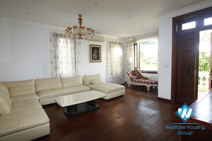 A charming villa for rent in Ciputra D Block, Hanoi City.