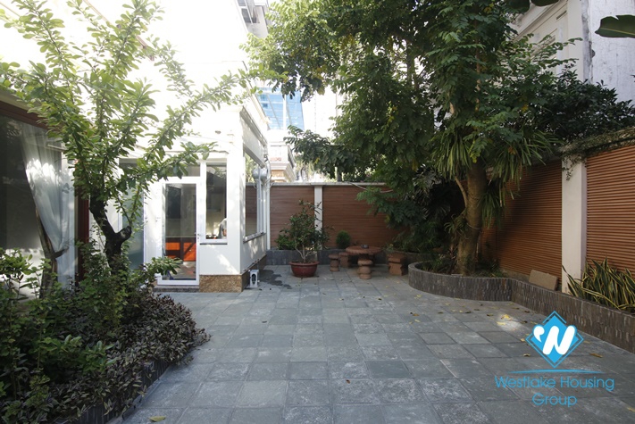 A charming villa for rent in Ciputra D Block, Hanoi City.