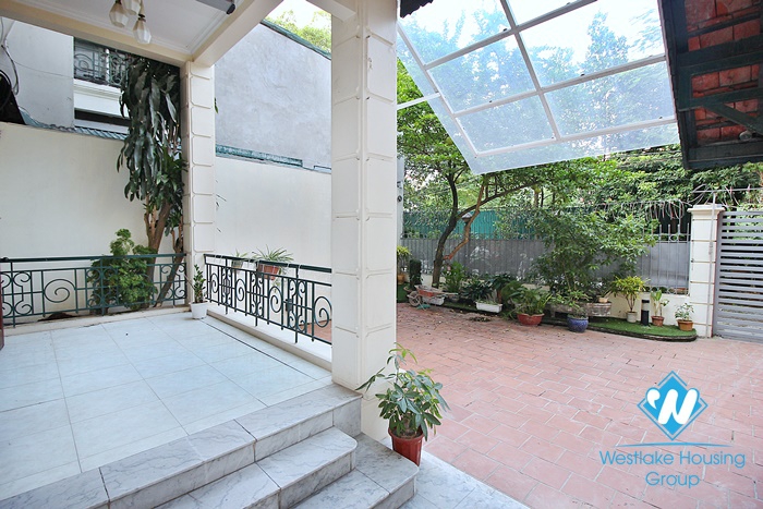 Spacious 4 bedroom house with big yard in To ngoc van, Tay ho, Hanoi