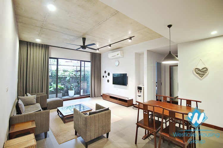 Ground floor 2 bedrooms apartment for rent in Tu Hoa st, Tay Ho