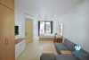 Bright and nice studio apartment for rent in Xuan Dieu st, Tay Ho District