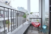 Bright and nice studio apartment for rent in Xuan Dieu st, Tay Ho District