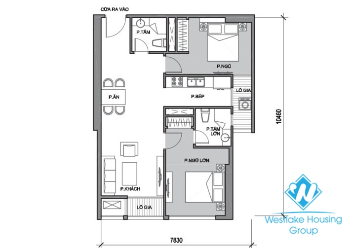 Two bedroom apartment for rent in Park 12 Time City.