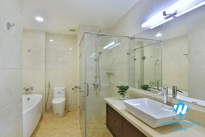 Newly and spacious 3 bedroom apartment for rent in Tay ho, Hanoi