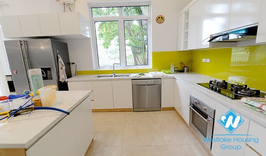 River-view five bedrooms house for rent in T block, Ciputra
