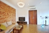 Lake view one bedroom apartment for rent in Vu Mien st