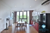Lake view one bedroom apartment for rent in Vu Mien st