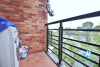 Lake view one bedroom apartment for rent in Vu Mien st