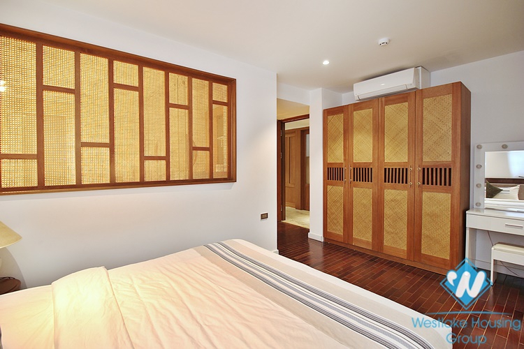 Beautiful 3 bedrooms apartment for rent in the heart of To Ngoc Van area, Tay Ho, Ha Noi