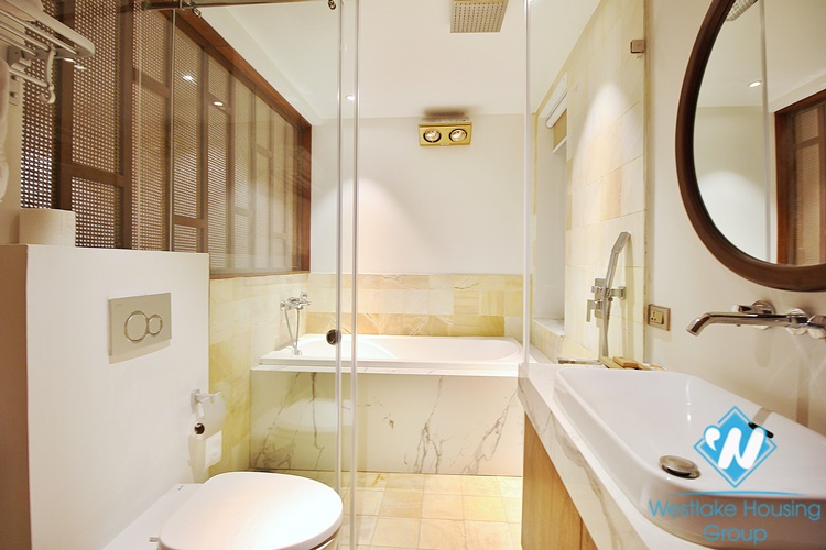 Beautiful 3 bedrooms apartment for rent in the heart of To Ngoc Van area, Tay Ho, Ha Noi