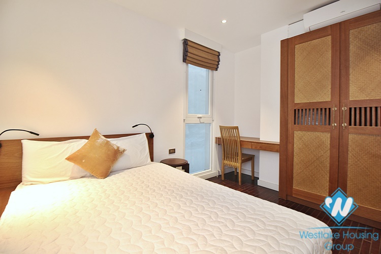 Beautiful 3 bedrooms apartment for rent in the heart of To Ngoc Van area, Tay Ho, Ha Noi