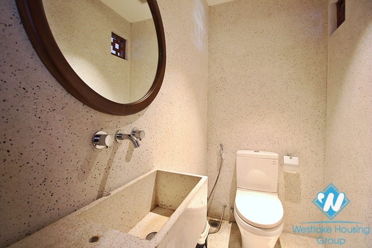 Beautiful 3 bedrooms apartment for rent in the heart of To Ngoc Van area, Tay Ho, Ha Noi