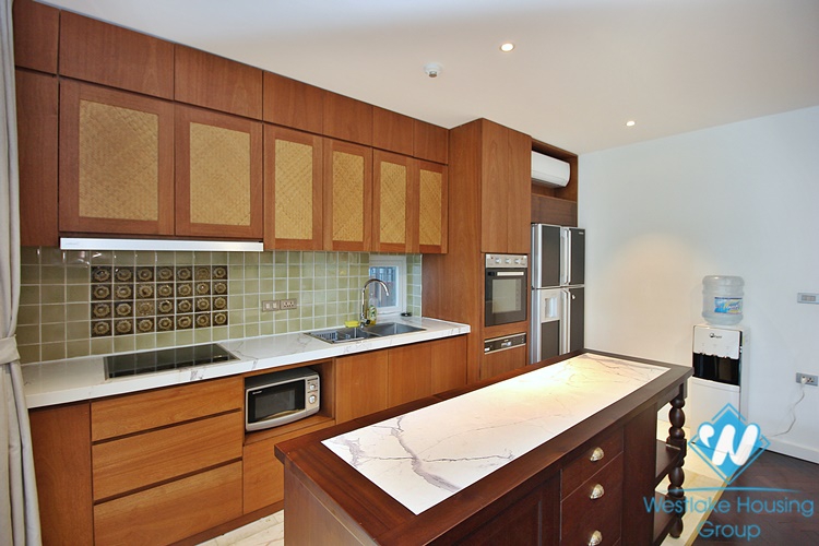 Beautiful 3 bedrooms apartment for rent in the heart of To Ngoc Van area, Tay Ho, Ha Noi