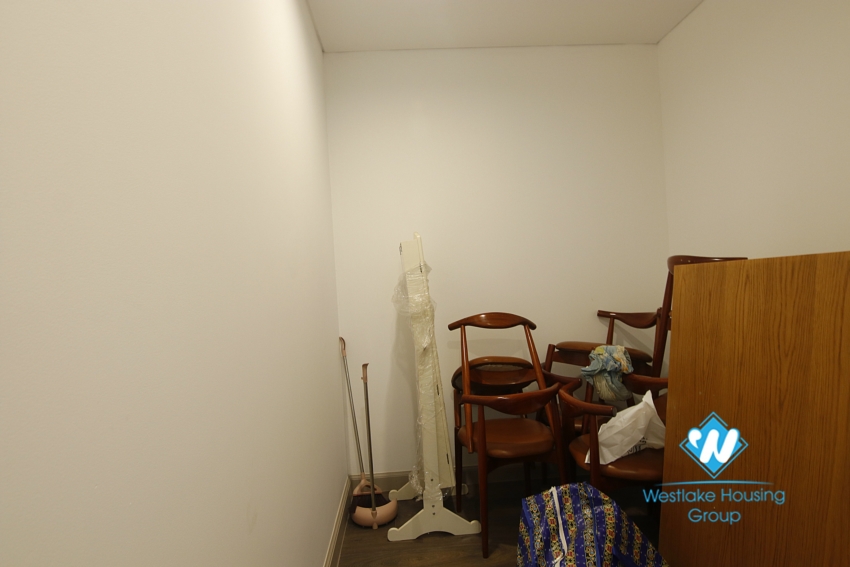 Three bedroom lake view apartment for rent in Sun Grand City Thuy Khue.