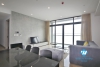 Three bedroom lake view apartment for rent in Sun Grand City Thuy Khue.