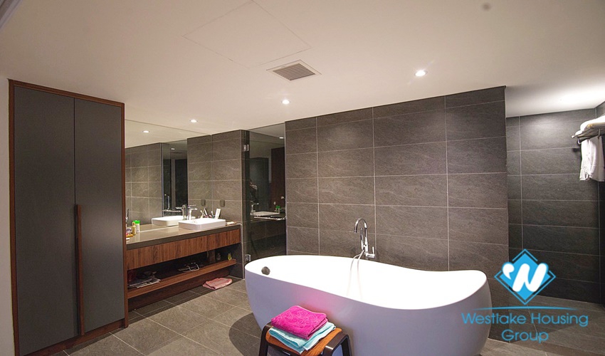 River-view two bedrooms apartment for rent in Penstudio building, Tay Ho