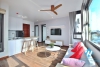 A bright one bedroom apartment for rent in Xuan Dieu street, Tay Ho