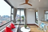 A bright one bedroom apartment for rent in Xuan Dieu street, Tay Ho