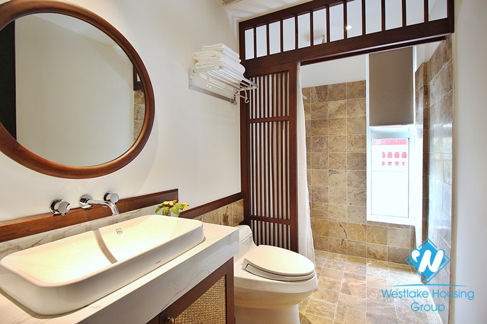 Gorgeous brand new 4 bedroom apartment for rent in Dang thai mai, Tay ho