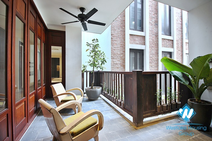 Gorgeous brand new 4 bedroom apartment for rent in Dang thai mai, Tay ho